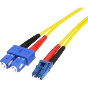 StarTech 7m Single Mode Duplex Fiber Patch Cable LC-SC SMFIBLCSC7