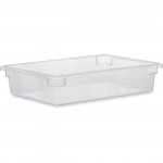 Rubbermaid Commercial 8-1/2 gallon Clear Food Tote Box 3308CLECT