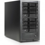 RAIDage 8-bay SAS/SATA 12Gb/s SFF-8644 Trayless Hotswap JBOD Enclosure JAGE6BT8HDBK-DE-P