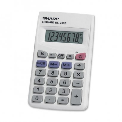 Sharp 8-Digit Pocket Calculator EL233SB