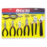 Great Neck 8-Piece Steel Pliers and Wrench Tool Set GNS87900