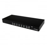 StarTech.com 8 Port 1U Rack Mount USB KVM Switch with OSD SV831DUSBU