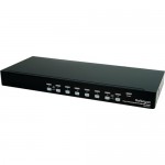 StarTech.com 8 Port 1U Rack Mount DVI USB KVM Switch SV831DVIU