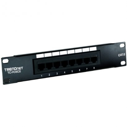 TRENDnet 8-Port Cat. 6 Unshielded Patch Panel TC-P08C6