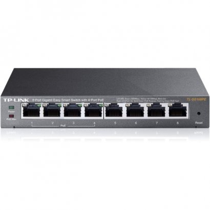 8-Port Gigabit Easy Smart Switch with 4-Port PoE TL-SG108PE