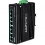 TRENDnet 8-Port Industrial Gigabit PoE+ DIN-Rail Switch (24 - 56V) TI-PG80B