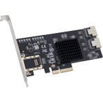 IO Crest 8 Port SATA PCIe x4 Controller Card SI-PEX40137