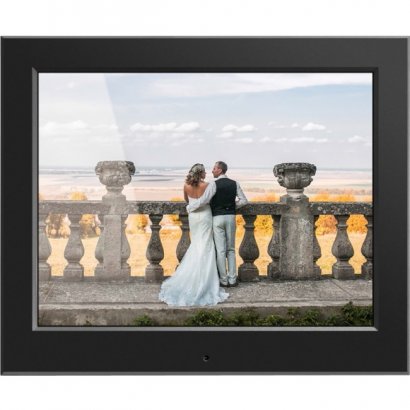 Aluratek 8" Slim Digital Photo Frame with Auto Slideshow Feature ASDPF08F