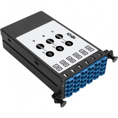 Tripp Lite 8.3/125 Singlemode Fiber Optic 40/100 Gb to 10 Gb Breakout Cassette N482-3M8L12S