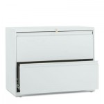 HON 800 Series Two-Drawer Lateral File, 36w x 19-1/4d x 28-3/8h, Light Gray HON882LQ