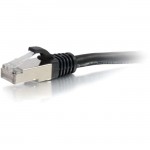 C2G 8ft Cat6 Snagless Shielded (STP) Network Patch Cable - Black 00815