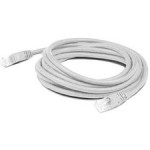 AddOn 8ft RJ-45 (Male) to RJ-45 (Male) white Cat6 Straight UTP PVC Copper Patch Cable ADD-8FCAT6-WE