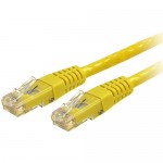 StarTech 8ft Yellow Cat6 UTP Patch Cable ETL Verified C6PATCH8YL