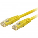 StarTech 8ft Yellow Cat6 UTP Patch Cable ETL Verified C6PATCH8YL