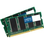 AddOn 8GB (2x4GB) DDR3 1333MHZ 204-pin SODIMM F/ Notebooks AA1333D3S9K2/8G