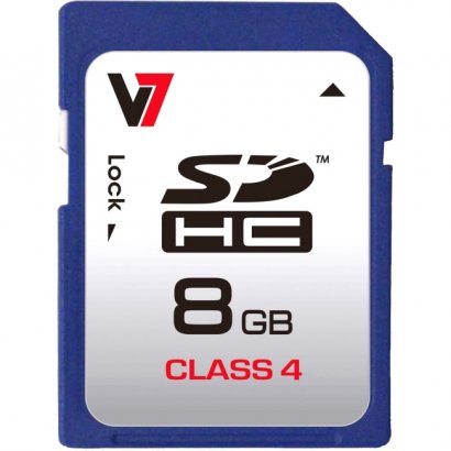 V7 8GB Class 4 SDHC Card VASDH8GCL4R-1N