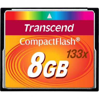 Transcend 8GB Compact Flash Card (133x) TS8GCF133