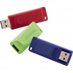 Verbatim 8GB Store 'n' Go USB Flash Drive - 3pk - Red, Green, Blue 98703