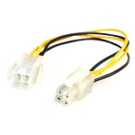 StarTech 8in ATX12V 4 Pin P4 CPU Power Extension Cable ATXP4EXT
