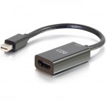 C2G 8in Mini DisplayPort to HDMI Adapter - 4K - Passive - Black 54430
