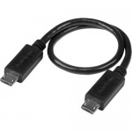 StarTech 8in USB OTG Cable - Micro USB to Micro USB - M/M - USB OTG Adapter - 8 inch UUUSBOTG8IN