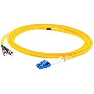 8m Single-Mode Fiber (SMF) Duplex ST/LC OS1 Yellow Patch Cable ADD-ST-LC-8M9SMF
