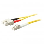 AddOn 8m SMF 9/125 Duplex SC/LC OS1 Yellow LSZH Patch Cable ADD-SC-LC-8M9SMF