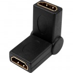 4XEM 90 Degree Swivel HDMI A Female To HDMI A Female Adapter 4XHDMIFFSWIVEL