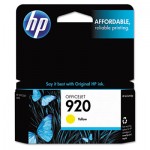 HP 920, Yellow Original Ink Cartridge HEWCH636AN