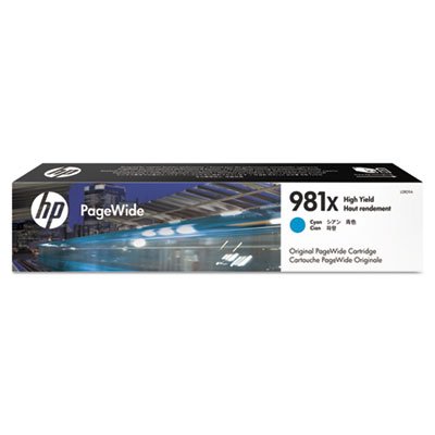 HP 981X Cyan High-Yield Original Ink Cartridge HEWL0R09A
