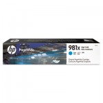 HP 981X Cyan High-Yield Original Ink Cartridge HEWL0R09A