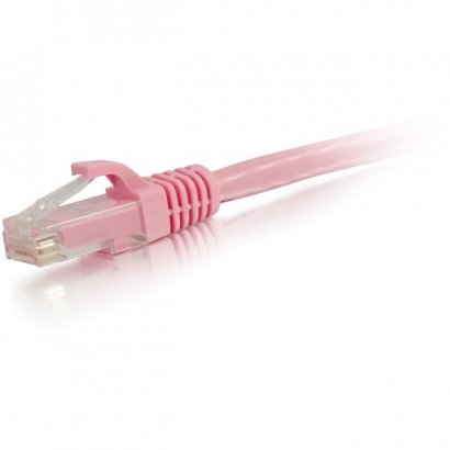 C2G 9ft Cat6a Snagless Unshielded (UTP) Network Patch Ethernet Cable-Pink 50863