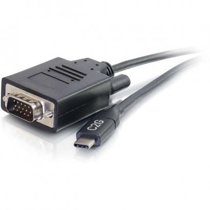 C2G 9ft USB C to VGA Adapter Cable - Video Adapter 26892