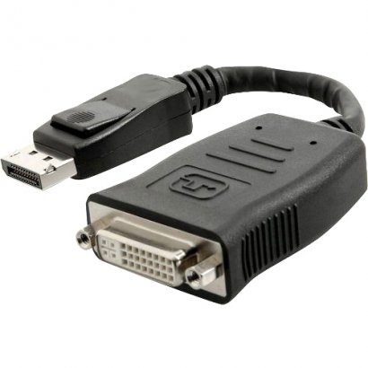 9in DisplayPort To DVI-I Dual Link M/F Adapter Cable 4XDPDVI