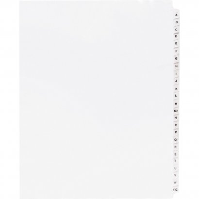 Business Source A-Z Tab Table of Contents Index Dividers 05858