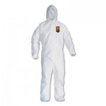 KleenGuard 417-49116 A20 Breathable Particle Protection Coveralls, Zip Closure, 3X-Large, White KCC49116