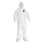 KleenGuard A35 Coveralls, Hooded, 2X-Large, White, 25/Carton KCC38941