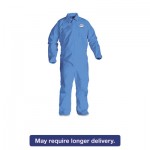 KCC 45005 A60 Elastic-Cuff & Back Coveralls, Blue, 2X-Large, 24/Case KCC45005