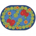 ABC Caterpillar Oval Seating Rug 2295