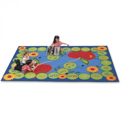 ABC Rectangle Caterpillar Rug 2212