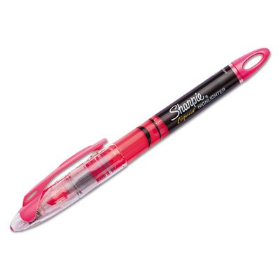 Sharpie Accent Liquid Pen Style Highlighter, Chisel Tip, Fluorescent Pink, Dozen SAN1754464