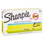 Sharpie Accent Pocket Style Highlighter, Chisel Tip, Fluorescent Yellow, Dozen SAN27025