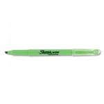 Sharpie Accent Pocket Style Highlighter, Chisel Tip, Fluorescent Green, Dozen SAN27026