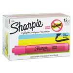 Sharpie Accent Tank Style Highlighter, Chisel Tip, Pink, Dozen SAN25009