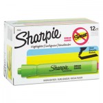 Sharpie Accent Tank Style Highlighter, Chisel Tip, Fluorescent Green, Dozen SAN25026