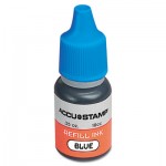 COSCO ACCU-STAMP Gel Ink Refill, Blue, 0.35 oz Bottle COS090682