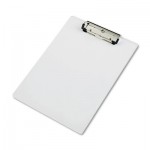 Saunders Acrylic Clipboard, 1/2" Capacity, Holds 8-1/2w x 12h, Clear SAU21565