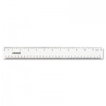 UNV59022 Acrylic Plastic Ruler, 12", Clear UNV59022