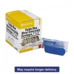 90583 Adhesive Blue Metal Detectable Bandages, 1 x 3, Plastic w/Foil, 100/Box ACMH175