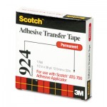 Scotch 92412 Adhesive Transfer Tape, 1/2" Wide x 36yds MMM92412